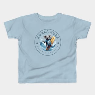 Koala Surf Funny Cute Design Kids T-Shirt